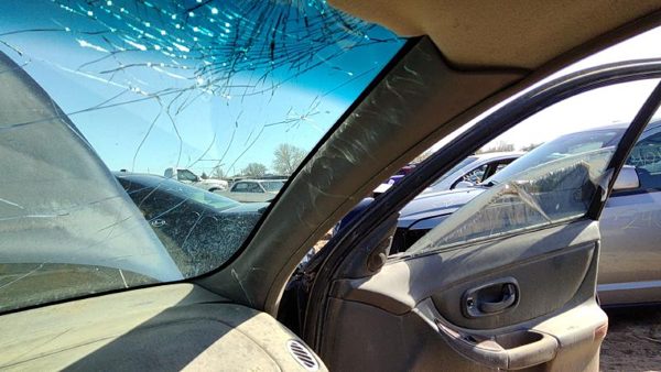 98-01 Oldsmobile Intrigue Passenger Right A Pillar Trim Windshield Post Gray 142 — photo 1