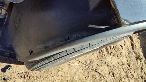 2009 GMC Acadia Fender Flare LH 58U Carbon Black 25798955 — photo 7