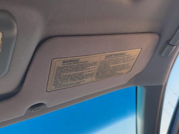 1995-1997 Nissan Maxima Passenger Right Sun Visor Oem 4-Door Sedan Black — photo 2