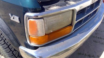 1991-1996 Dodge Dakota Passenger Right Head Light Front Lamp With Turn Signals