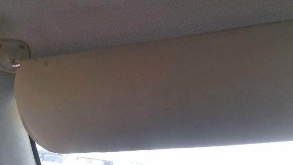 94-97 Ford F450 Driver Left Sun Visor Oem Gray — photo 8