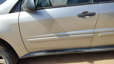 2007 Chevrolet Equinox Front Door LH Silver 67U