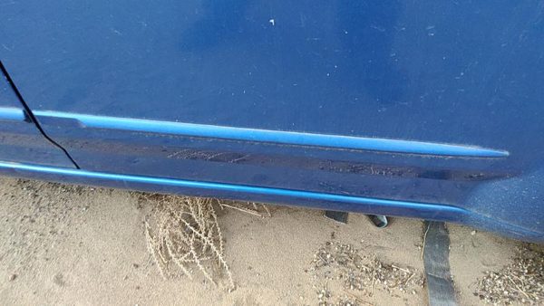 08-14 Dodge Avenger Driver Left Rear Moulding From Door Back Trim Strip Blue Pbd — photo 1