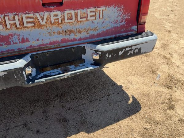 1982-1993 Chevy S10 Pickup Rear Bumper With Mount Brackets Oem 14073856 — photo 4