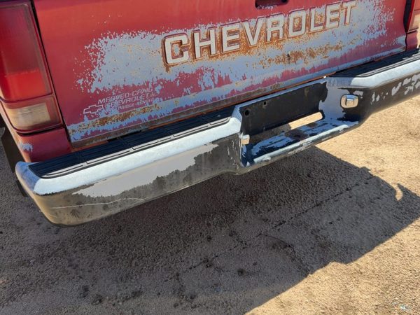 1982-1993 Chevy S10 Pickup Rear Bumper With Mount Brackets Oem 14073856 — photo 7