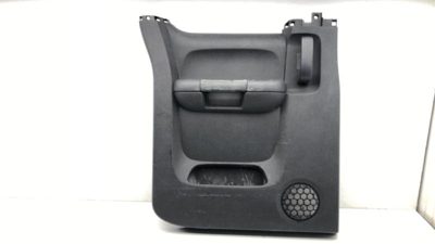 07-13 Gmc Sierra 1500 Driver Left Rear Inside Door Trim Panel Extended Cab Back