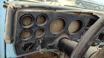 1973 GMC Jimmy Dash Panel Blue