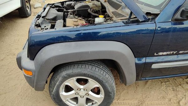 2002-2004 Jeep Liberty Driver Left Front Fender Oem Blue Pb7 55177101Ad — photo 3