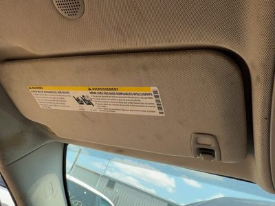 2010-2017 Chevy Equinox Driver Left Sun Visor Oem Black 01A 23234080