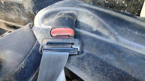 2001-2004 Dodge Caravan Passenger Right Front Seat Belt Buckle Receiver Oem Blue — photo 3