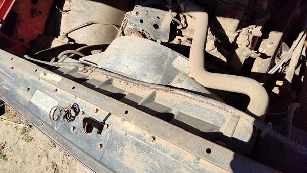 73-80 Silverado K10 Top Plastic Cover Above Radiator Support Sight Shield Oem — photo 2