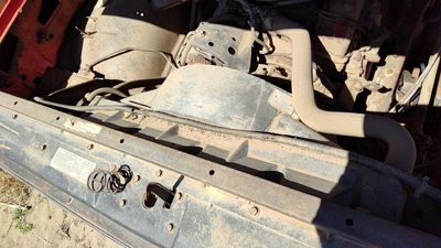 73-80 Silverado K10 Top Plastic Cover Above Radiator Support Sight Shield Oem