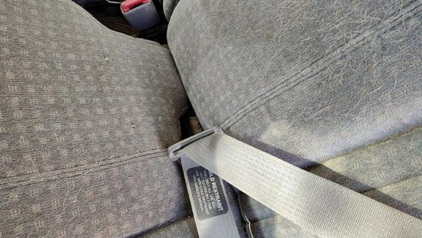 1999 Blazer S10/jimmy S15 Rear Seat Belt RH S10 Gray 92H — photo 3