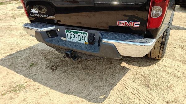 2008-12 Gmc Canyon Rear Bumper Assembly With Mount Brackets Oem Chrome 20815916 — photo 1