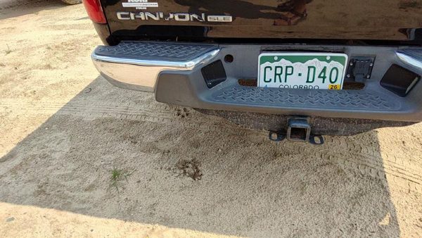 2008-12 Gmc Canyon Rear Bumper Assembly With Mount Brackets Oem Chrome 20815916 — photo 4