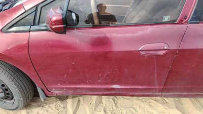 2010 Honda Insight Front Door LH Tango Red Re
