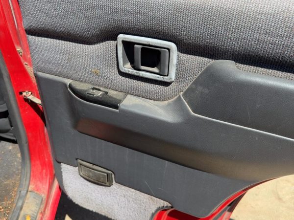90-95 Nissan Pathfinder Passenger Right Rear Door Trim Panel with Switches Gray — photo 2
