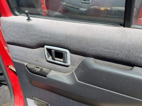 90-95 Nissan Pathfinder Passenger Right Rear Door Trim Panel with Switches Gray — photo 5