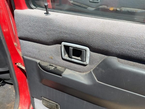 90-95 Nissan Pathfinder Passenger Right Rear Door Trim Panel with Switches Gray — photo 7