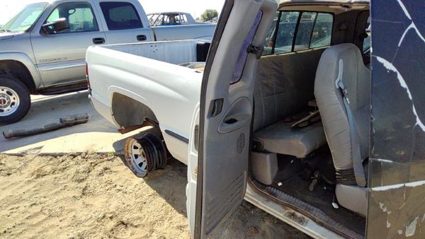 1998-2001 Ram 1500 Passenger Right Rear Door Trim Panel With Switches Back Gray — photo 1