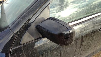 2011-2012 Ford Fusion Driver Left Side Mirror Door Mounted Oem Black Uh