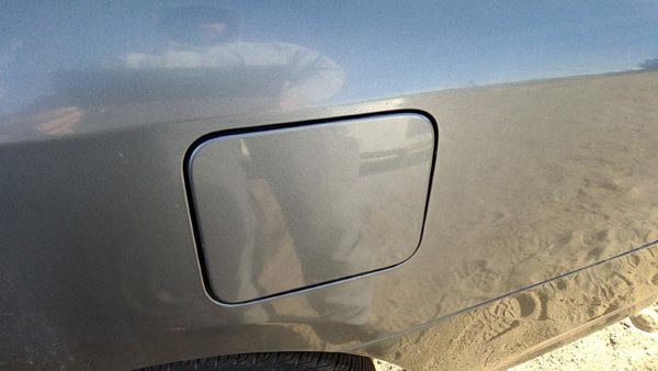 2012-2019 Nissan Versa Fuel Tank Door With Hinge Gas Lid Oem Filler Gray Kad — photo 4