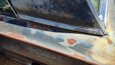 64-66 Ford Thunderbird Coupe Driver Left Rear Moulding On Quarter Panel Oem