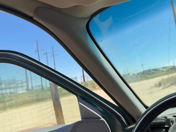1998 Ford F150 Driver Left A Pillar Trim Windshield Post Panel Oem Gray F2 — photo 1