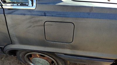 1984-1986 Toyota Camry Fuel Tank Door With Hinge Gas Lid Oem Filler Gray