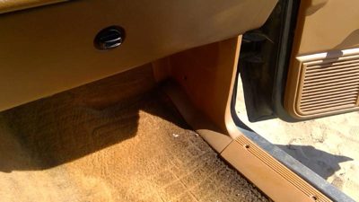 90-94 Dodge Dakota Passenger Right Lower Kick Trim Panel Oem Tan