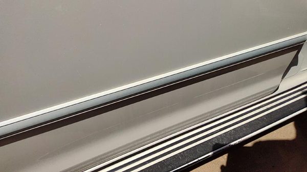04 Sienna Passenger Right Rear Moulding From Door Oem Back Trim Strip White 071 — photo 4