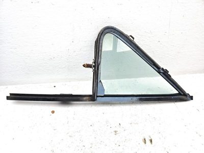 80-91 Ford F150 Driver Left Front Vent Window Small Door Glass With Frame Oem
