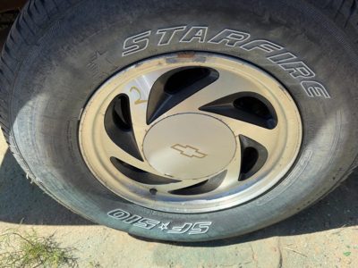 1995-2002 Chevy S10 Blazer 15" Aluminum Wheel Oem Factory 6 Slot Rim N90 #2