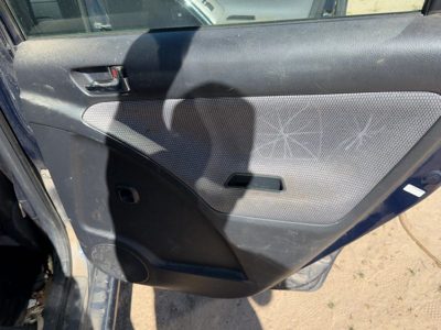 05-08 Toyota Matrix Xr Passenger Right Rear Door Trim Panel With Switches Back