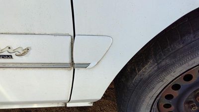 97-00 Buick Century Passenger Right Moulding From Fender Oem Trim Strip White
