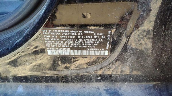 2013 Volkswagen Passat Lower Control Arm Rr LH — photo 4