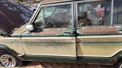1984 Jeep Grand Front Door LH Green 55024570