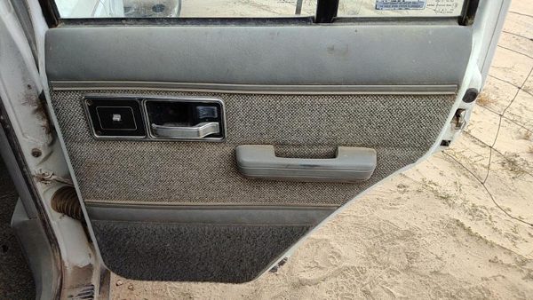 1992 Jeep Cherokee Passenger Right Rear Door Trim Panel With Switches Back Gray — photo 1