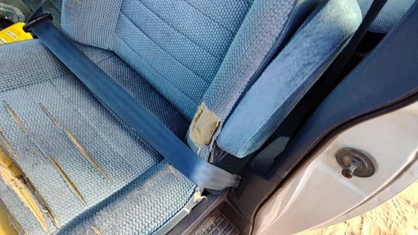 1985-1994 Gmc Safari Driver Left Front Seat Belt Retractor Oem Shoulder Blue — photo 5