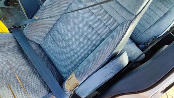 1985-1994 Gmc Safari Driver Left Front Seat Belt Retractor Oem Shoulder Blue — photo 4