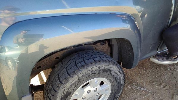 04-12 Gmc Canyon Passenger Right Rear Wheel Flare Moulding Back Stealth Gray 46U — photo 7