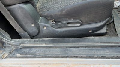 2003-2007 Saturn Ion Passenger Right Side Seat Trim Panel Oem Black 19E