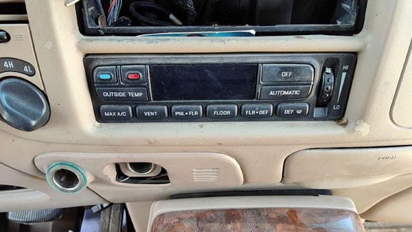 98 Lincoln Navigator Temperature Control Module In Dash Heater Ac Head Unit Oem — photo 3