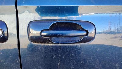 2001-2007 Dodge Caravan Driver Left Rear Outside Door Handle Oem Back Blue