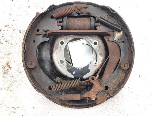 1983 Ford Van E150 Driver Left Rear Loaded Brake Backing Plate Oem 11 — photo 2