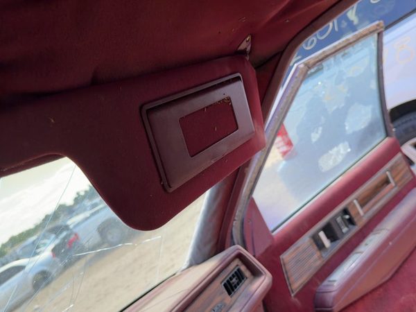 1987 Buick Park Ave Passenger Right Sun Visor Oem Red — photo 4