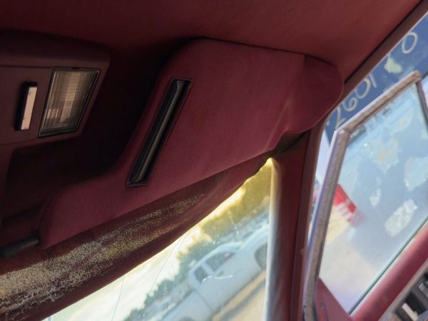 1987 Buick Park Ave Passenger Right Sun Visor Oem Red — photo 1