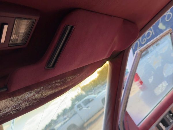 1987 Buick Park Ave Passenger Right Sun Visor Oem Red — photo 5
