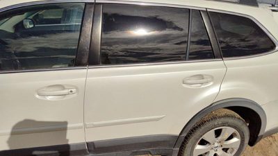 2012 Subaru Legacy Rear Door LH 7J Satin White