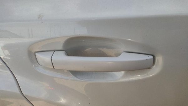 10-14 Legacy Outback Passenger Right Rear Outside Door Handle Back Satin White — photo 1